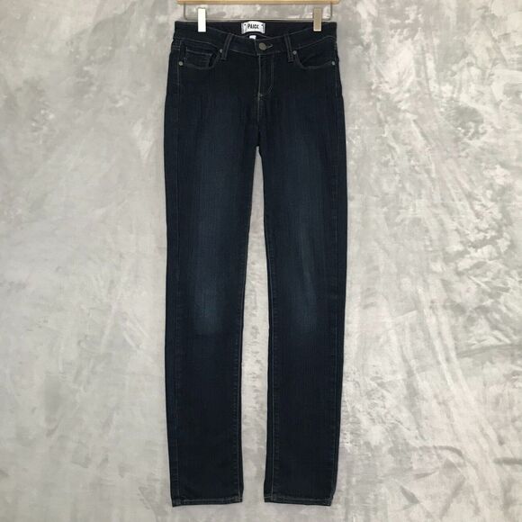 PAIGE Denim - Paige Skyline Skinny Womens 26 Mona Dark Wash Low Rise Pockets Stretch
